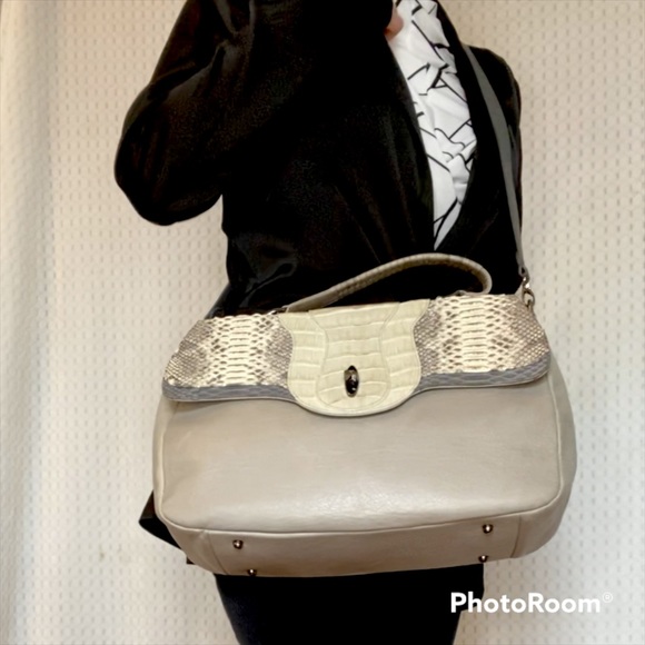 Khirma Eliazov Oxy Python & Leather Bag - Picture 14 of 14